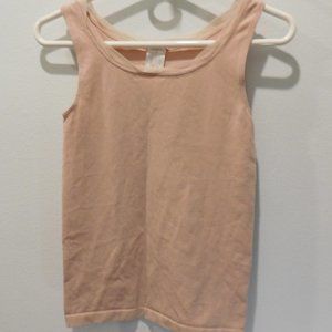 Wolford Pink Mesh Collar Sleeveless Tank Top - Women's XS